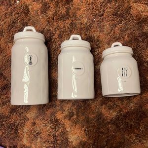 Rae Dunn Canisters, Set of three